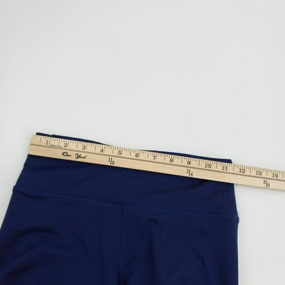 Bjorn Borg Charlie 7/8 Tights Blue High Rise Mesh Cutout Activewear Athleisure S - Picture 11 of 13